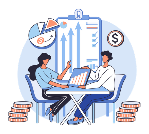 Healthcare professionals discussing RCM solutions