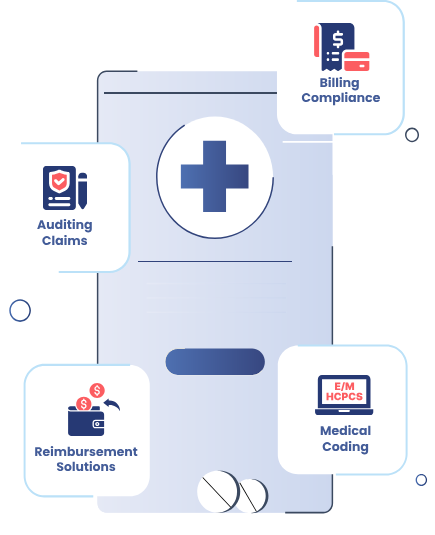 Healthcare professionals discussing RCM solutions